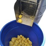 Škrabka zemiakov nerezová Gastro Haal | ŠKZ 25 kg- škrábanie zemiakov
