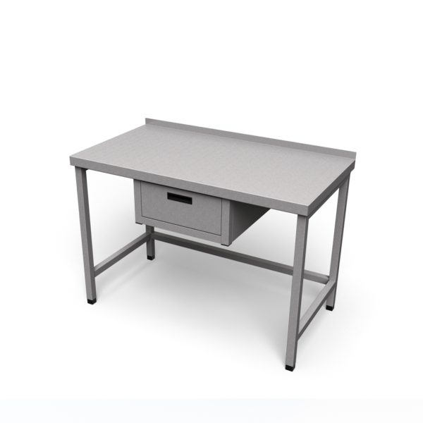 Nerezový pracovný stôl so zásuvkou | SJ-1 Z