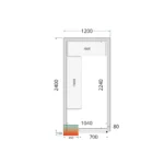 chladiaci box Tefcold_ CR 120x240x220