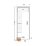 chladiaci box Tefcold_ CR 120x300x220