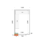 chladiaci box Tefcold_ CR 150x240x220