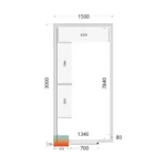 chladiaci box Tefcold_ CR 150x300x220