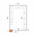 chladiaci box Tefcold_ CR 210x300x220 WD