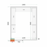 chladiaci box Tefcold_ CR 240x300x220