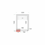 mraziaci box Tefcold_ CR 120x150x220