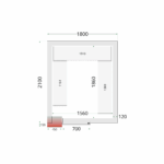 mraziaci box Tefcold_ CR 180x210x220