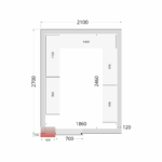 mraziaci box Tefcold_ CR 210x270x220