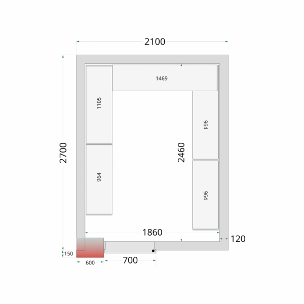 mraziaci box Tefcold_ CR 210x270x220
