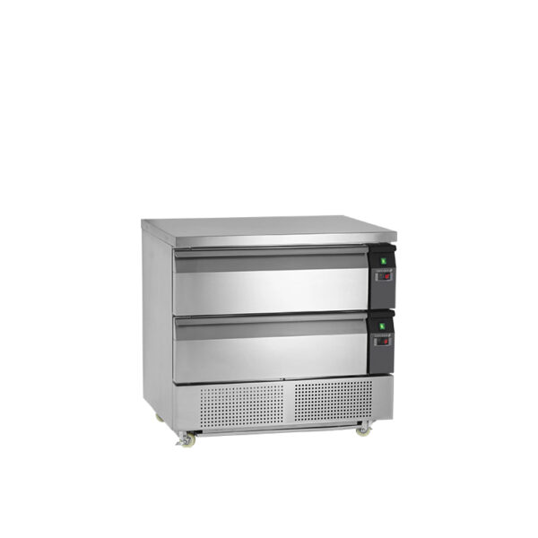 kombinovany chladiaci mraziaci stol 2 zasuvky Tefcold_UD2-2