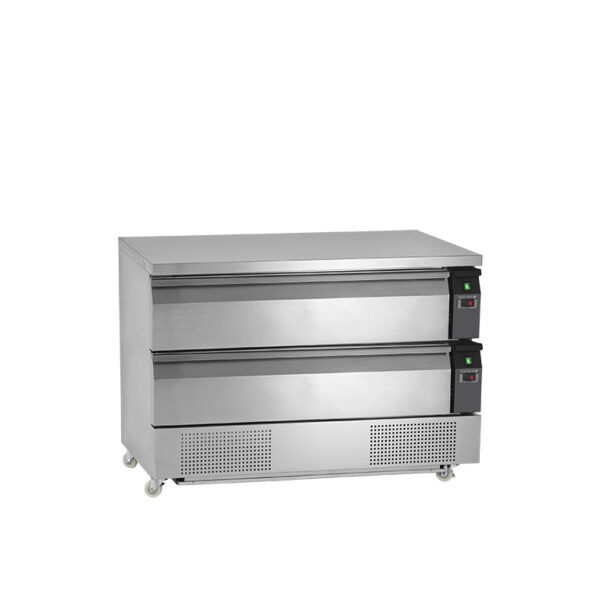 kombinovaný chladiaci mraziaci stol 2 zasuvky Tefcold_UD2-3