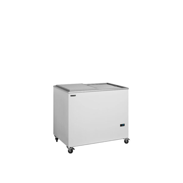 truhlicová chladnička, posuvné veko, Tefcold_ ISC302SD